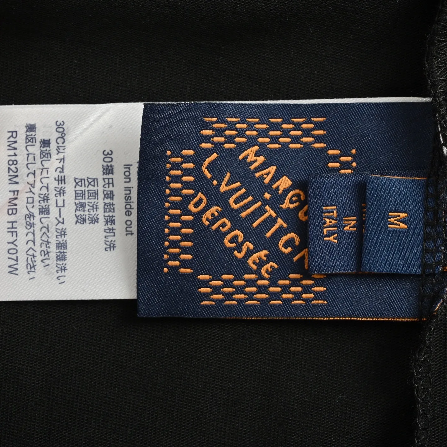 Louis Vuitton/Louis Vuitton 25ss No. 00 Orange letter print short sleeves
